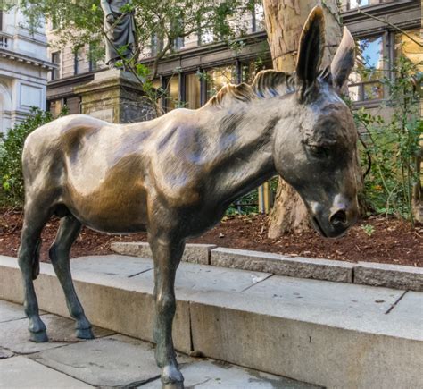 horse mule and donkey statues